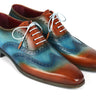 Paul Parkman Men's Wingtip Oxfords Turquoise / Tobacco