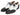 Paul Parkman Norwegian Welted Wingtip Men's Dress Shoes Black / White
