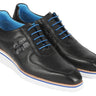 Paul Parkman Men's Casual Shoes Black Floater Leather
