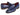 Paul Parkman Croco Textured Leather Loafer Blue