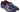 Paul Parkman Croco Textured Leather Loafer Blue
