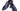 Paul Parkman Croco Textured Leather Loafer Blue