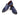 Paul Parkman Croco Textured Leather Loafer Blue