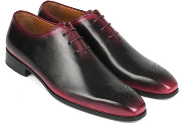 Paul Parkman Black & Red Men's Oxford Shoes