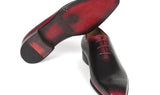 Paul Parkman Black & Red Men's Oxford Shoes
