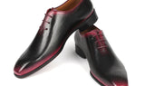 Paul Parkman Black & Red Men's Oxford Shoes
