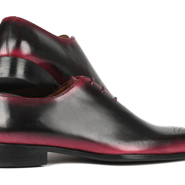 Paul Parkman Black & Red Men's Oxford Shoes in #color_