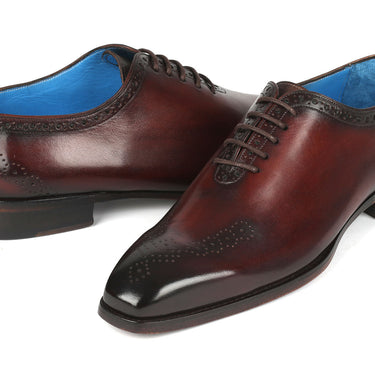 Paul Parkman Goodyear Welted Punched Oxfords Brown in #color_