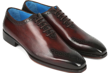 Paul Parkman Goodyear Welted Punched Oxfords Brown