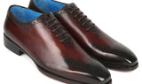 Paul Parkman Goodyear Welted Punched Oxfords Brown