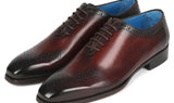 Paul Parkman Goodyear Welted Punched Oxfords Brown