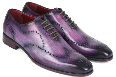 Paul Parkman Men's Wingtip Oxfords Purple