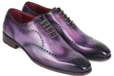 Paul Parkman Men's Wingtip Oxfords Purple