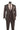 Vinci Brown Modern Fit 3 Piece Suit - MV2K-3