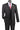 Vinci Black Modern Fit 3 Piece Suit - MV2TR