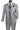 Vinci Light Gray Modern Fit 3 Piece Suit - MV2TR