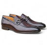 Carrucci Shoes Madison Brown Leather Bit Loafer in Chestnut