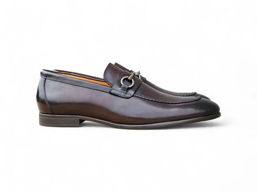 Carrucci Shoes Madison Brown Leather Bit Loafer