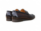 Carrucci Shoes Madison Brown Leather Bit Loafer