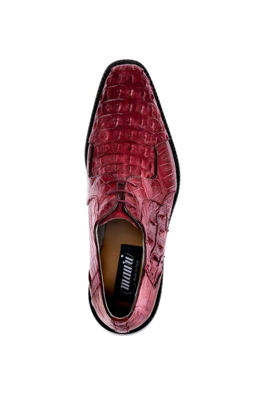 Mauri 2982/1 Hornback & Crocodile Derby - Ruby Red