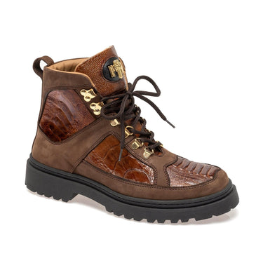 Mauri 3259 Backdoor Ostrich & Nubuck Leather Boot (MA5687) - Land/K.Tabac