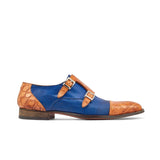 Cognac / Brilliant Blue