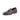 Mauri Monet in Black / Coral Red Mens Exotic Ostrich Leg / Matahari Fabric Horsebit Loafers