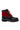 Mauri 4949/4 Hawk Ostrich / Velvet / Leather Boot (MA5688) - Black/Black/Red