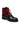 Mauri 4949/4 Hawk Ostrich / Velvet / Leather Boot (MA5688) - Black/Black/Red
