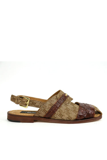 Mauri 5171/1 Hornback & Fabric Slip-On Sandal