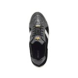 Mauri Freeze in Black / White Mens Exotic Crocodile / Nappa Leather / Velvet Embossed Casual Sneakers