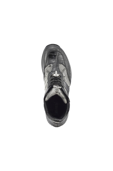 Mauri 8430 Signature Ostrich, Crocodile & Mauri Fabric Sneaker