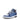 Mauri Crown in Blue & White Mens Exotic Crocodile / Nappa / Patent Leather Casual Sneakers in #color_