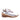 Mauri 8476 Multi Material Sneaker - White/Ruby Red
