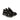 Mauri Blunt in Black Mens Exotic Hornback / Embossed Patent Leather Casual Sneakers