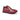 Mauri Blunt in Ruby Red Mens Exotic Hornback / Embossed Patent Leather Casual Sneakers in Ruby Red