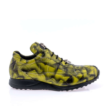 Mauri 8900/2 Alligator Sneaker - Crispy Green Smoke Black