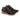 Mauri Bubble in Dune / Dark Brown Mens Baby Crocodile and Patent Print Leather Sneakers
