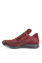 Mauri 8900/2 Alligator Sneaker - Ruby Red