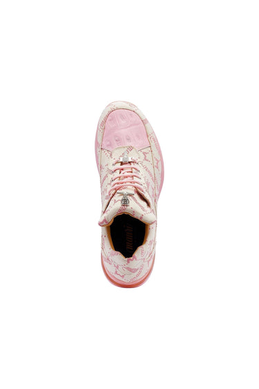 Mauri 8900/8 Overlord Cream & Taste of Berry Crocodile / Fabric Casual Sneakers (MA5425) - Champagne