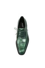 Mauri Arsenal 4642/9 Alligator & Leather Derby - Hunter Green