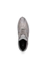 Mauri Bolt M770/4 Ostrich Leg & Nappa Sneaker - Grey