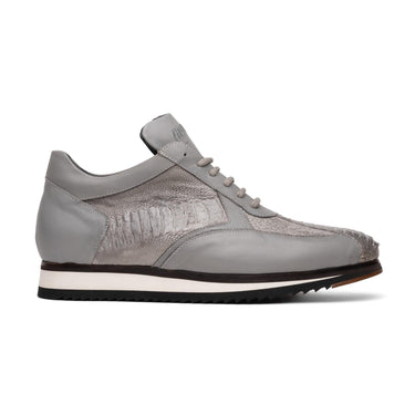 Mauri Bolt M770/4 Ostrich Leg & Nappa Sneaker - Grey