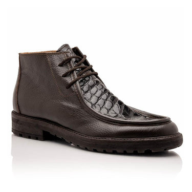 Mauri Brooklyn in Sport Rust Mens Exotic Alligator / Time Calf-Skin Leather Boots
