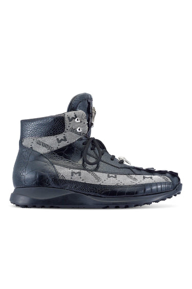 Mauri Chronic 8484 Ostrich Leg, Hornback Tail & Fabric  Sneaker