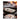 Mauri Coral in White / Dirty Black Mens Exotic Alligator / Time Leather Slip-on Sandals in #color_
