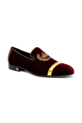 Mauri Crown 3296 Alligator / Velvet / Nappa Slip-On Loafers (MA5570)