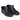 Mauri Larice in Black Mens Exotic Kangaroo Fur & Embossed Nappa Leather Sneakers in Black #color_ Black