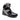 Mauri Diamond in Black / Grey Mens Exotic Crocodile / Fabric / Patent Leather High-Top Sneakers in #color_