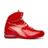 Mauri Diamond in Red / Cream / Dirty Red Mens Exotic Crocodile / Suede / Nappa / Patent Leather High-Top Sneakers in Red Cream Dirty Red